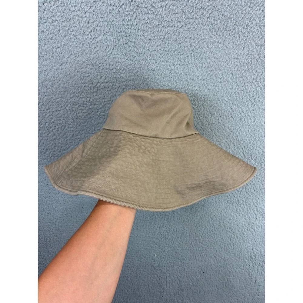 Uniqlo C UV Protection Wide Brim Sun Hat Womens OSFA Beige Beach Minimalist